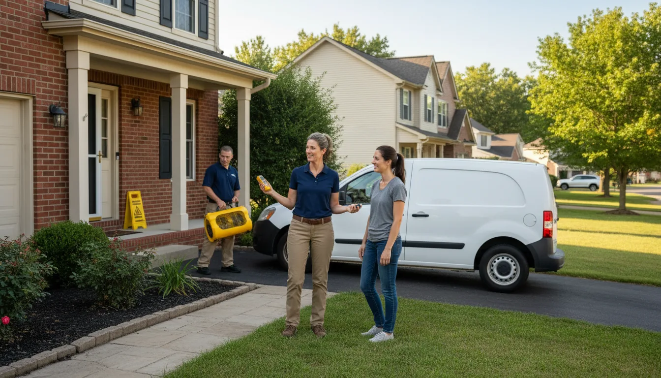 Water restoration image for Mold Remediation in Union City, MI
